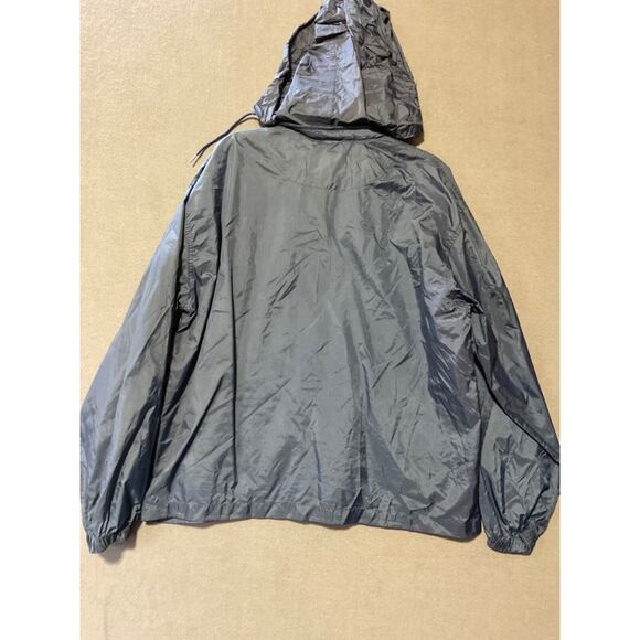 David Taylor Blue Nylon Hooded Rain/Windbreaker Jacket L - Golf, Coach - Picture 6 of 6
